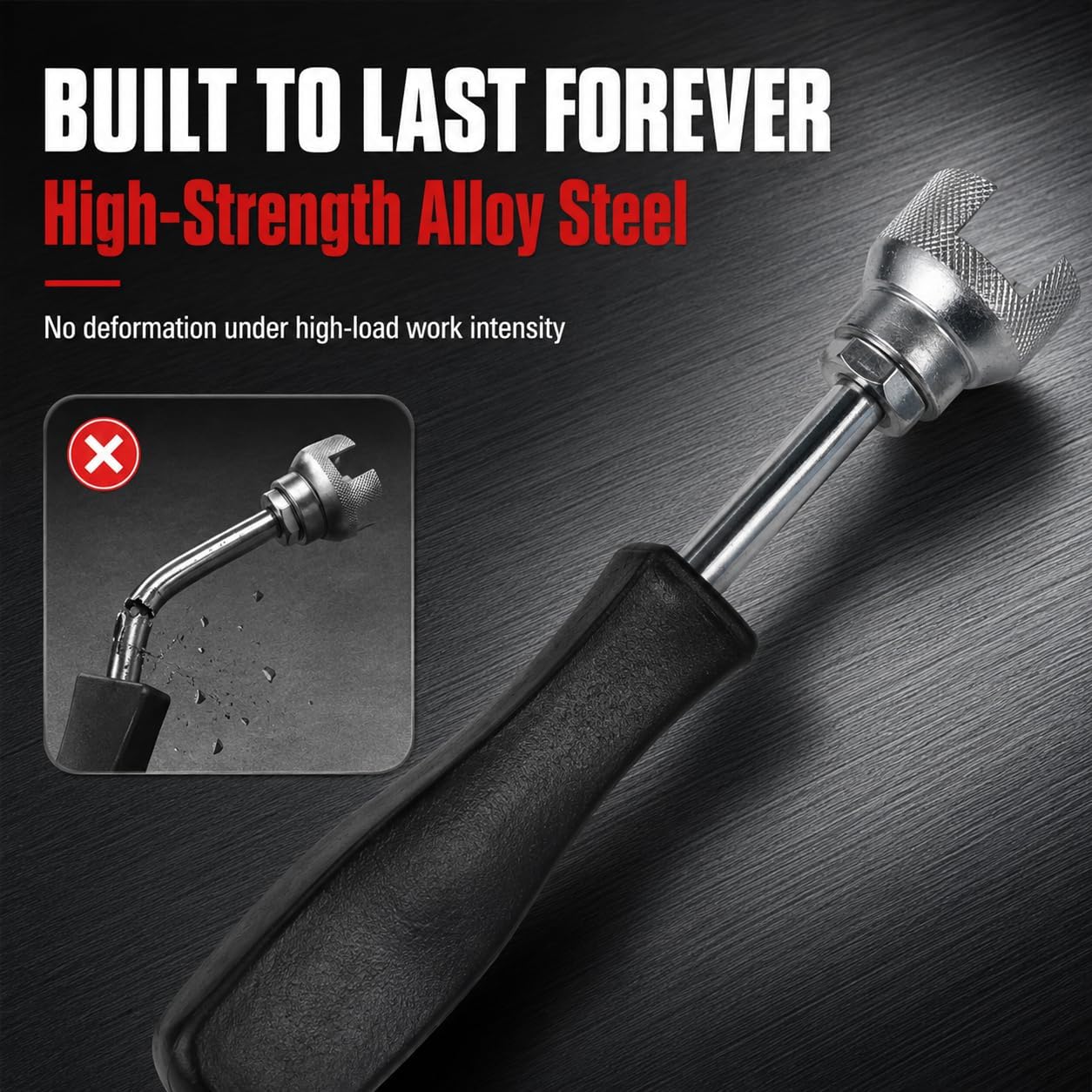 Drum Brake Spring Tool, Fits 5/8" to 7/8" Diameter Brake Springs, High-Strength Alloy Steel Brake Spring Pliers, Brake Spring Removal Installation Maintenance Tools for Vehicle (Black)