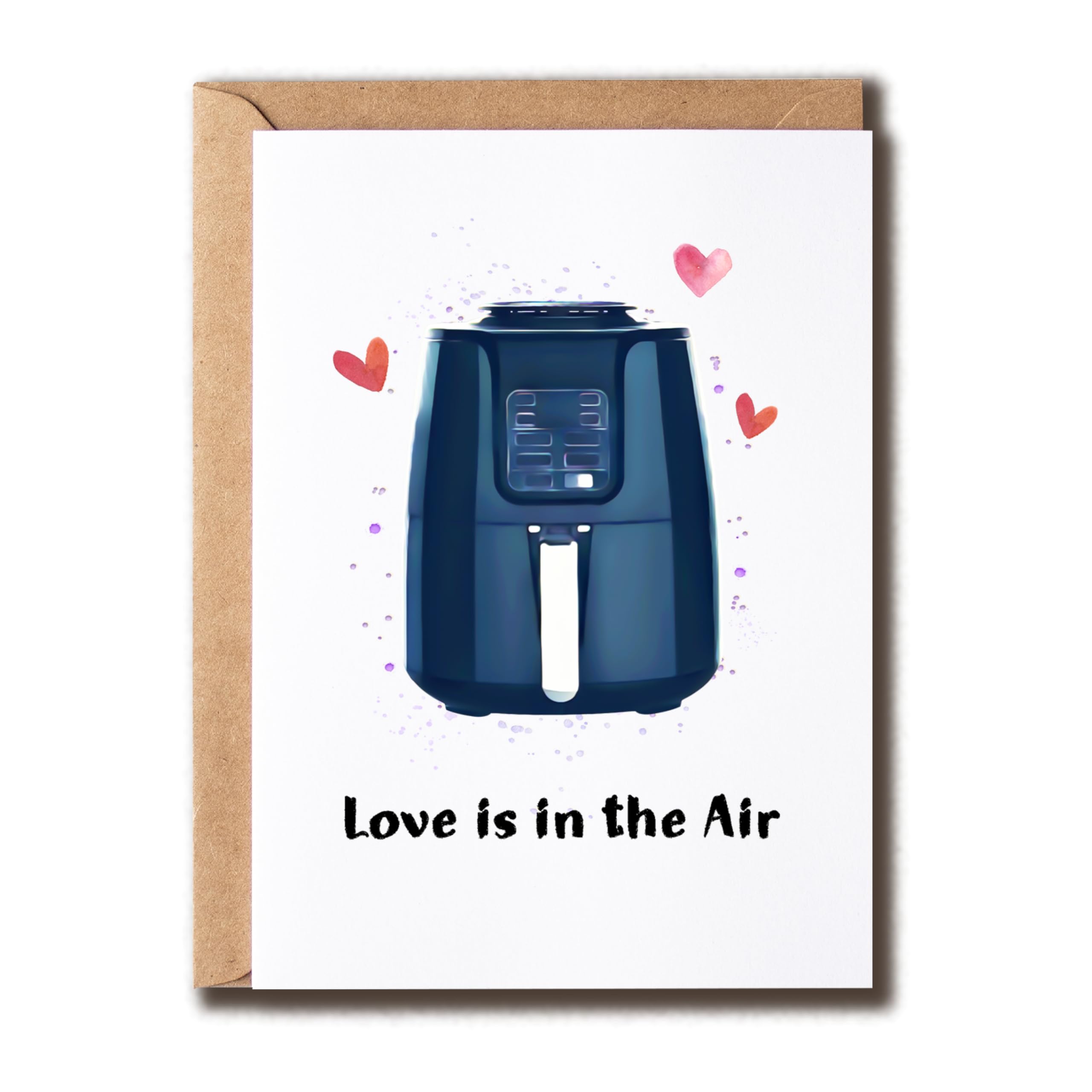 Lustige Valentinstagskarte 'Love Is In The Air-Fryer' - Karte Für Ehemann/Freundin - CBH1463