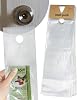 TidyFriend Plastic Door Hanger Bags 6 x 19 (100 Pack), Clear Door Hanger Bags Protects Flyers, Brochures, Printed Materials - Waterproof and Secure Door Knob Hanger for Outdoor Use