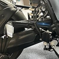 Vista 3 de Estriberas para pasajero trasero de motocicleta compatibles con BMW R9T/ R NINE T Pure/R NINE T Racer/R NINE T Scrambler - Estriberas plegables