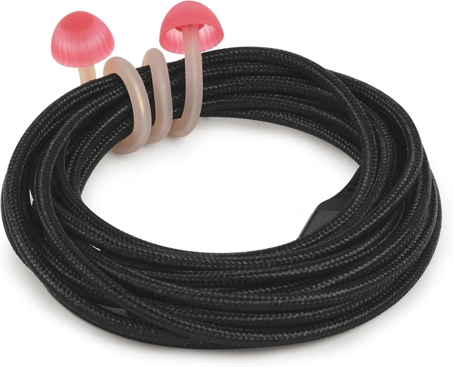 Genuine Fred TRIP WIRES, Mushroom Cable Ties, Set of 2, 4" long, Easily bends for holding and bundling, Multipurpose cord organizer for school, home, office, Cottagecore decor