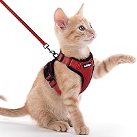 Vista 86 de rabbitgoo Cat Harness and Leash for Walking, Escape Proof Soft Adjustable Vest Harnesses for Cats, Easy Control Breathable Reflective Strips Jacket