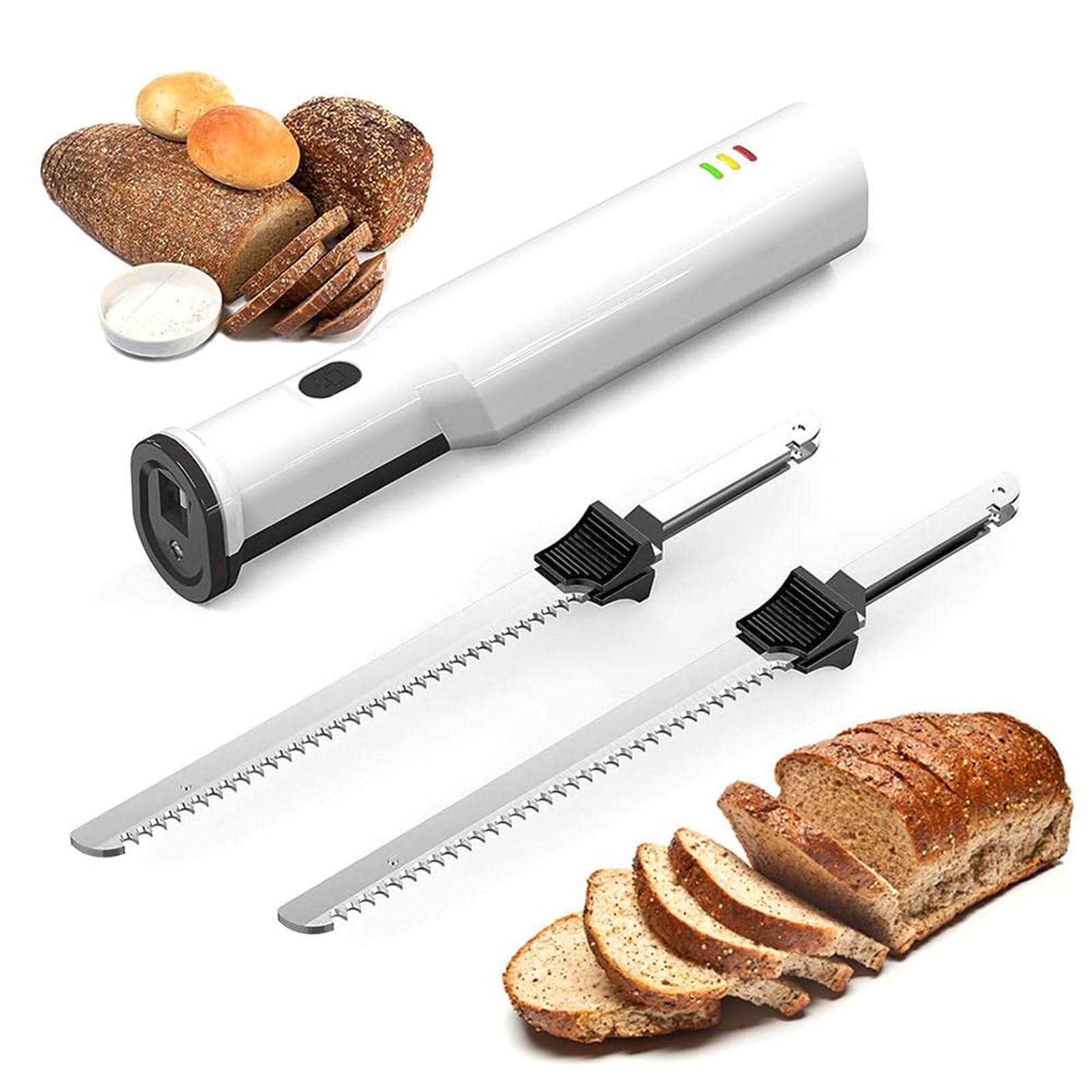 Coltello Elettrico Da Cucina Mutuer - Doppia Lama Acciaio Inox, 220-240V, Per Carne, Pane, Formaggi (110W)