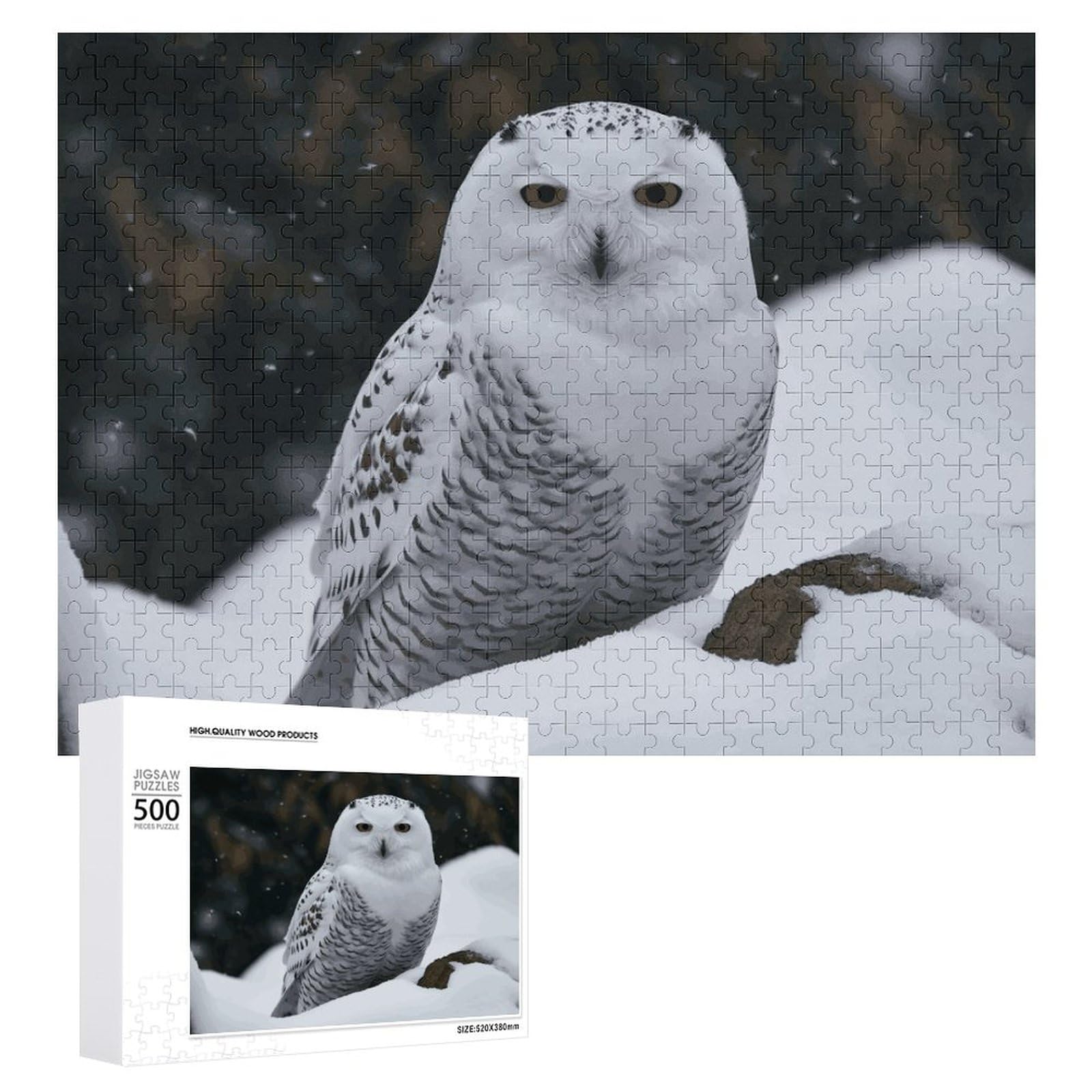 Snowy Owl - 650pc Jigsaw Puzzle By SunsOut - Serious Puzzles