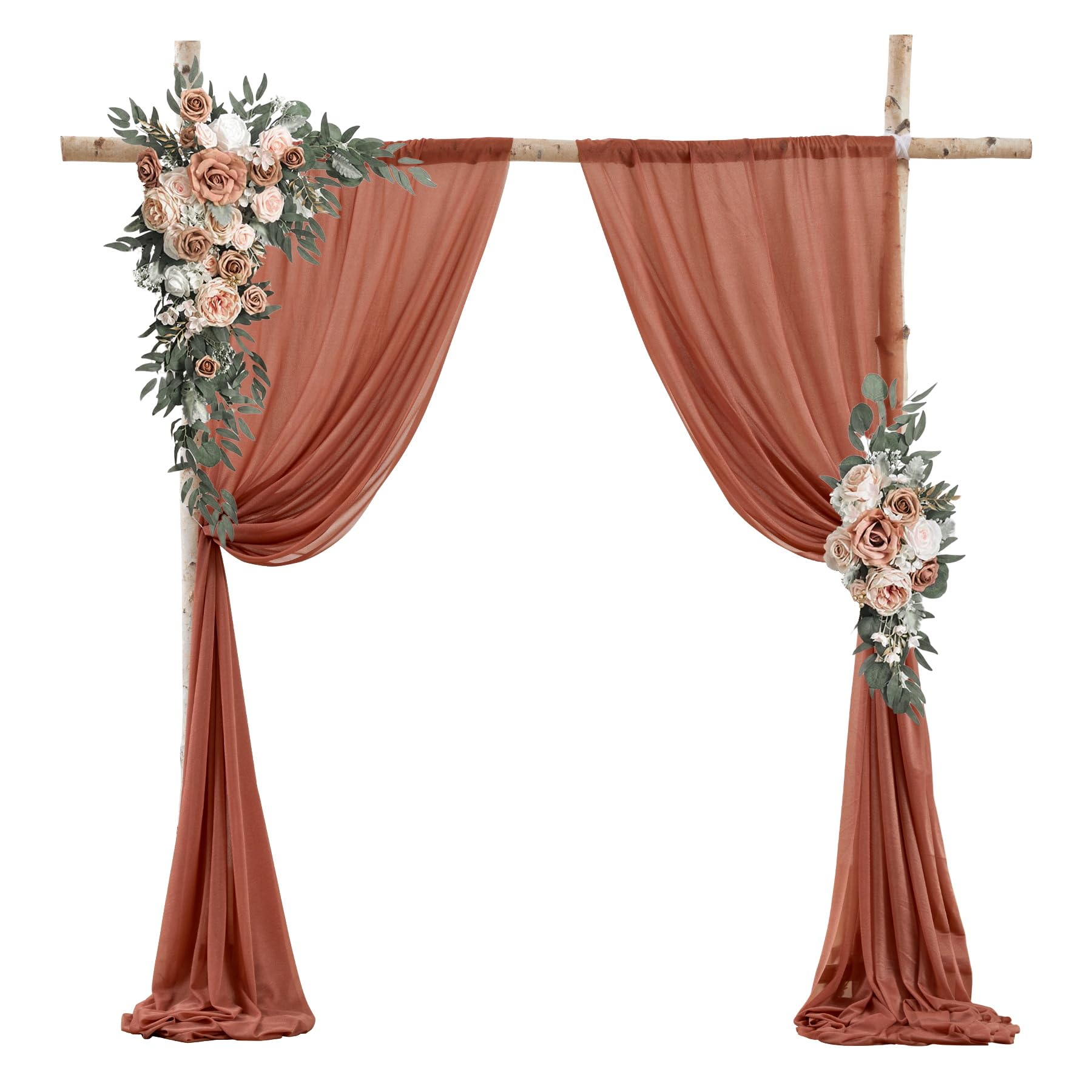 Wedding Arch Draping Fabric, 2 Panels 28