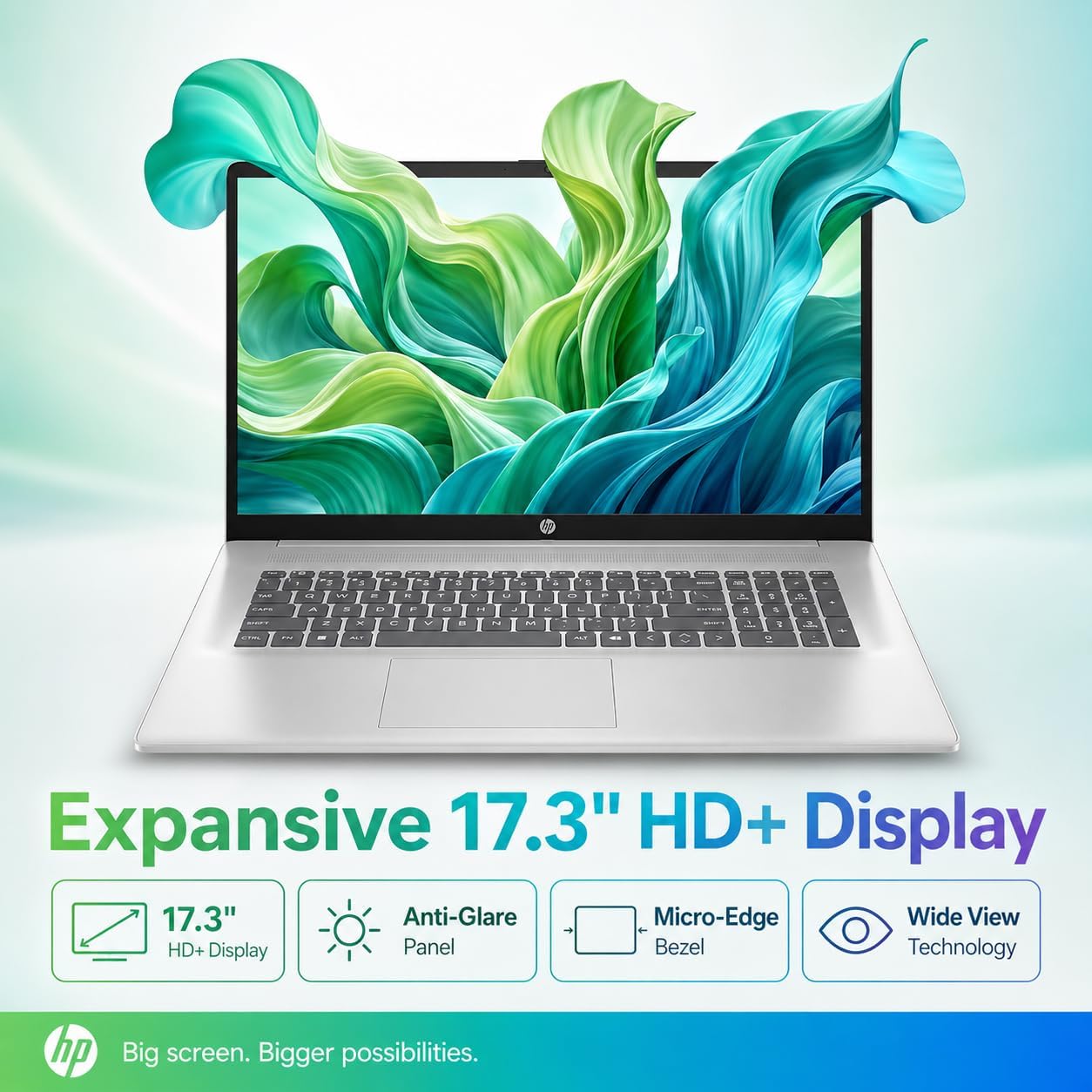 HP 2026 17.3" Laptop for Business and Students - FHD+ Anti-Glare Display • Intel (8-Core) i3 - N305 Fast Charge • Win 11 Pro • Wi-Fi 6 • Copilot AI • Numeric Keypad • 16GB RAM • 512GB SSD image 4