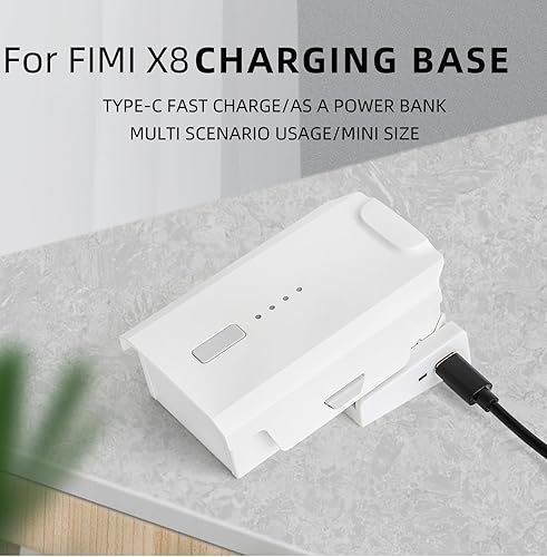 Miniatura 2 de Estación de carga inteligente rápida para batería FIMI X8 SE 201820202022 V2, carga bidireccional Butler tipo C cargador rápido y descargador