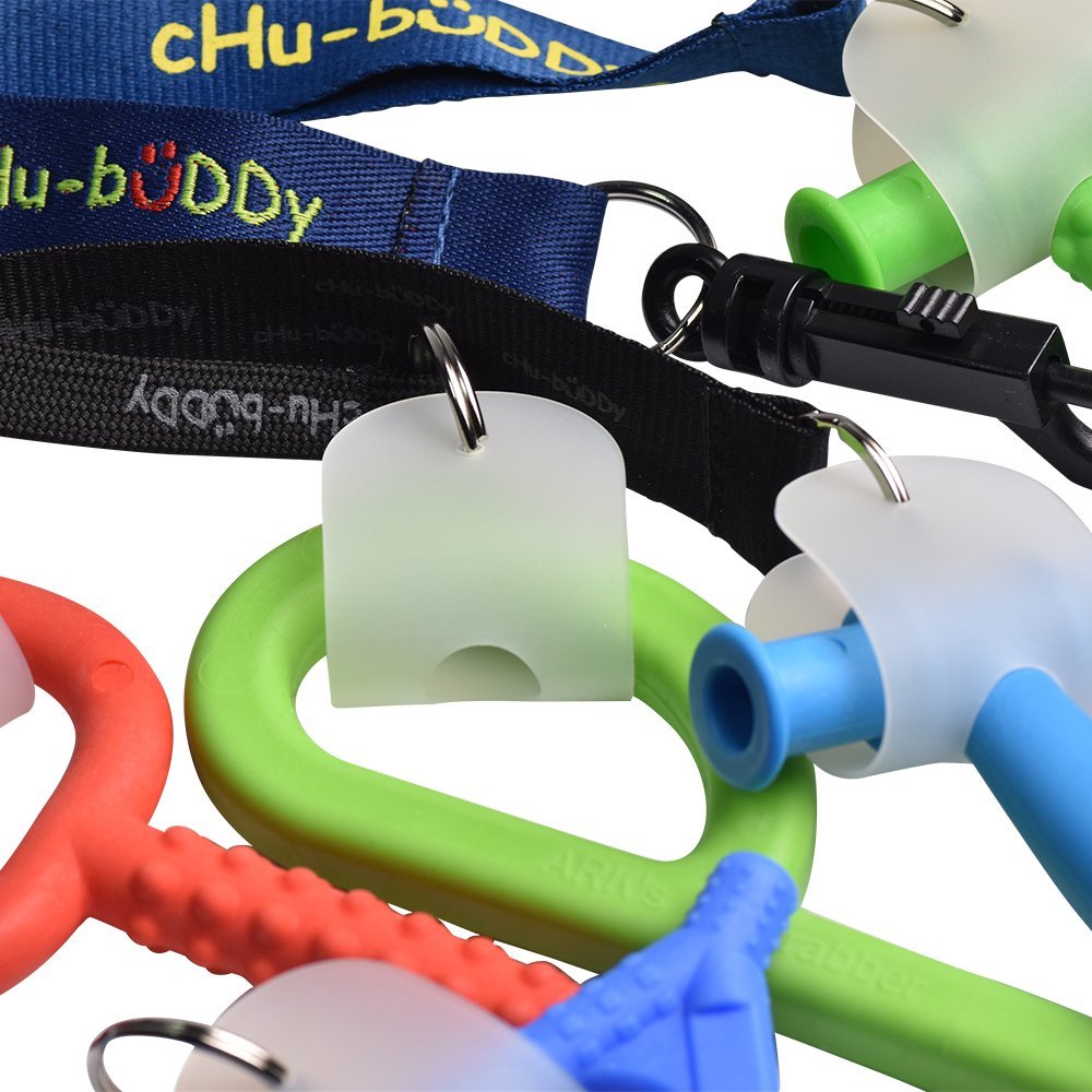 chubuddy Chew Holder Combo Pack Set (2) with Chewy Tube & Super Chew