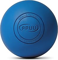 Vista 14 de Pelota de lacrosse de masaje para liberación miofascial y de punto gatillo, nudos musculares, terapia de yoga, mejora la movilidad articular
