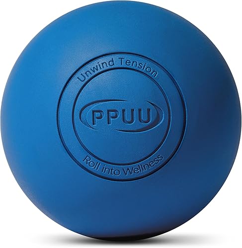Miniatura 14 de Pelota de lacrosse de masaje para liberación miofascial y de punto gatillo, nudos musculares, terapia de yoga, mejora la movilidad articular