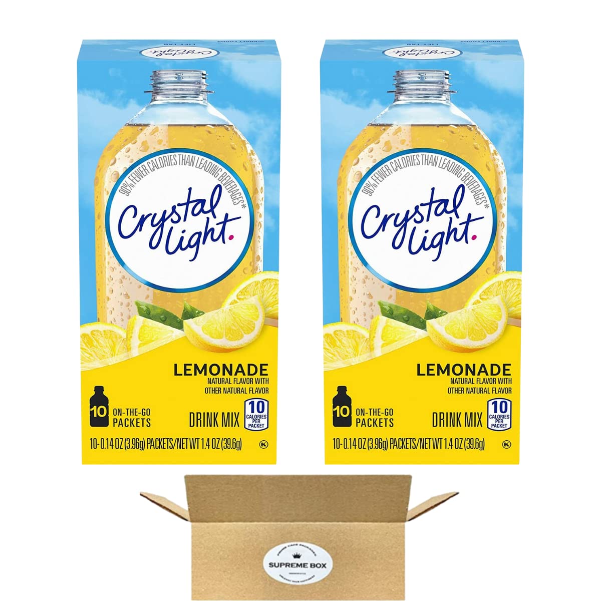 Crystal Light Lemonade Iced Tea Powdered Drink Mix Pack