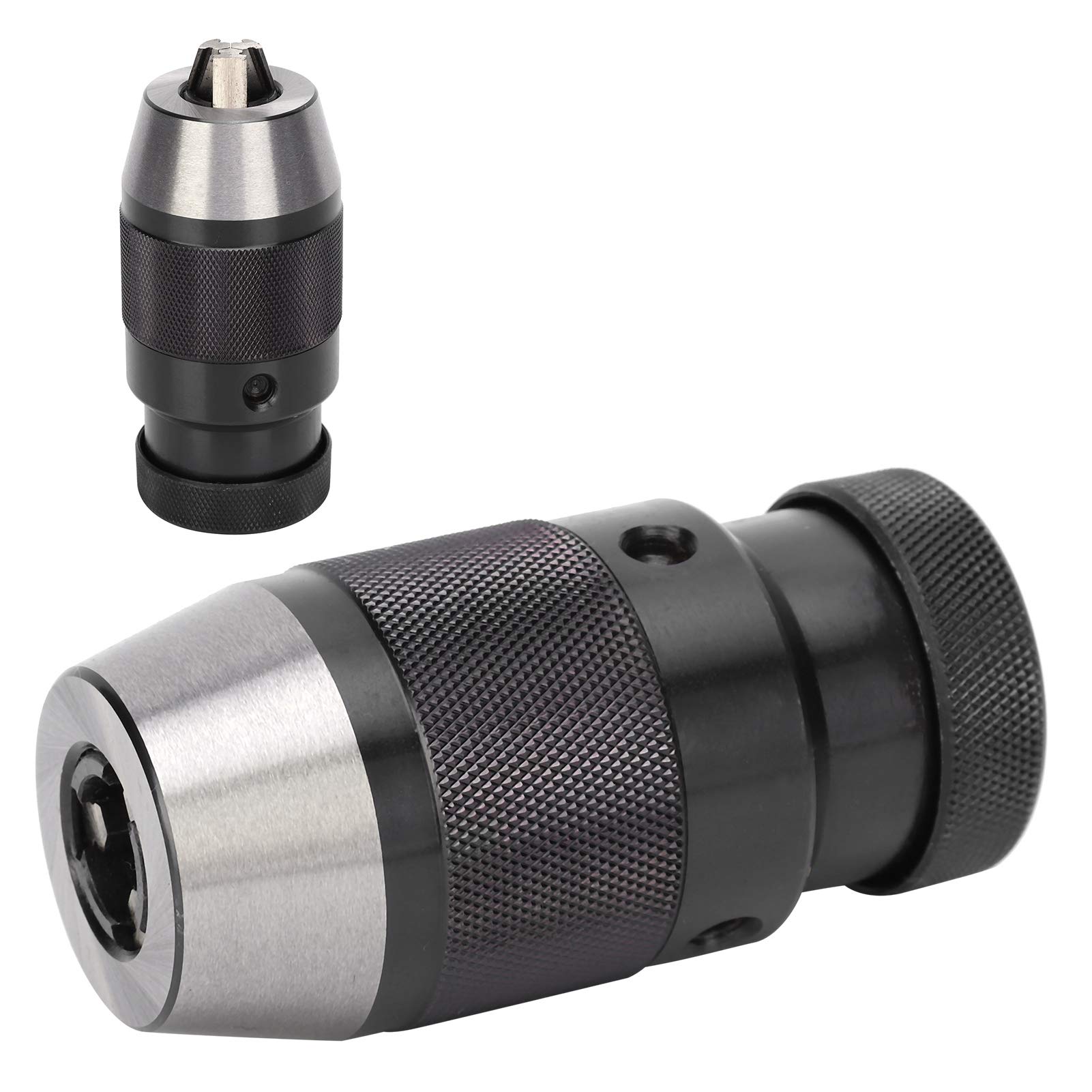 Mandrino autobloccante senza chiave 0 13mm Adattatore B16 Serraggio a coppia elevata per fresatrici Torni Utensili manuali elettrici Materiale in acciaio ad alta velocità