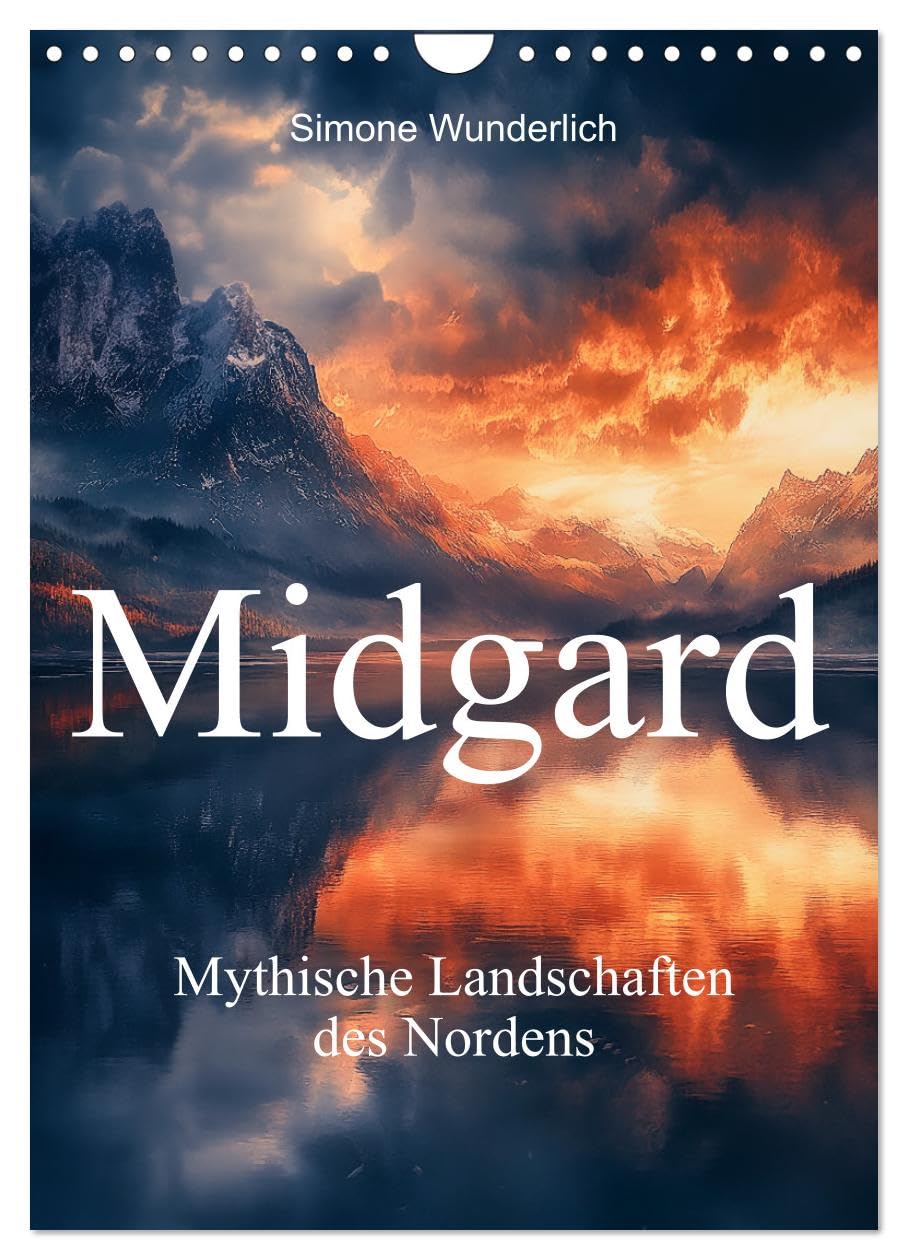 Midgard - Mythical landscapes of the north UK-Version (Wall Calendar 2026 DIN A4 Portrait), CALVENDO 12 Month Wall Calendar
