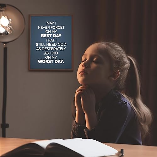 Miniatura 2 de On My Best Day-Still Need God - Spiritual Inspirational Wall Decor Print, Faith Motivational Wall Art For Living Room Decor Aesthetic, Home Decor,