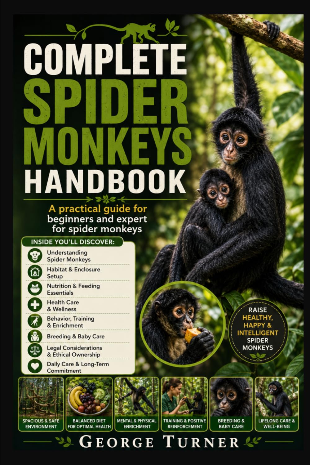 complete spider monkeys Handbook: A practical guide for beginners and expert for spider monkeys