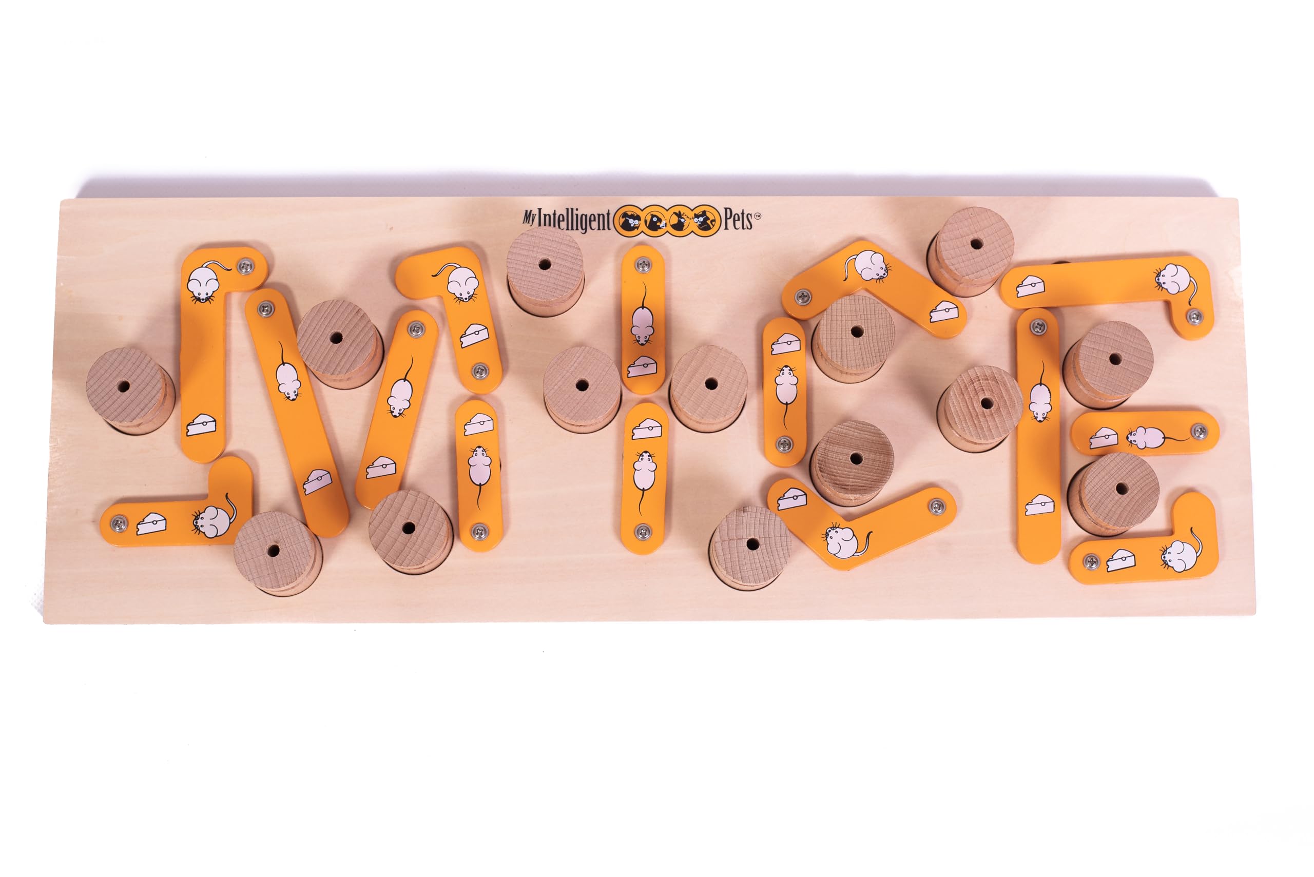 My Intelligent Pets Mind and Body Workout: MICE Puzzle Game for Cats and Dogs Pets Dog Interactive Toy Smart Dog Toy Dog Trainer Dog Game