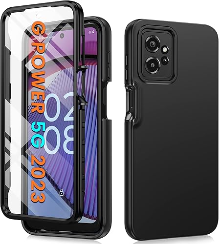 FNTCASE Funda para Motorola Moto G-Power-5G 2023 Funda para teléfono celular Moto G 5G 2023 - Fundas protectoras de silicona para teléfono -