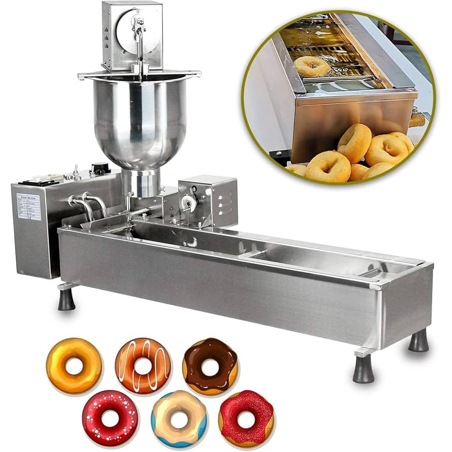 Amazon｜全自動ドーナツ製造機、単列自動ドーナツメーカー、3