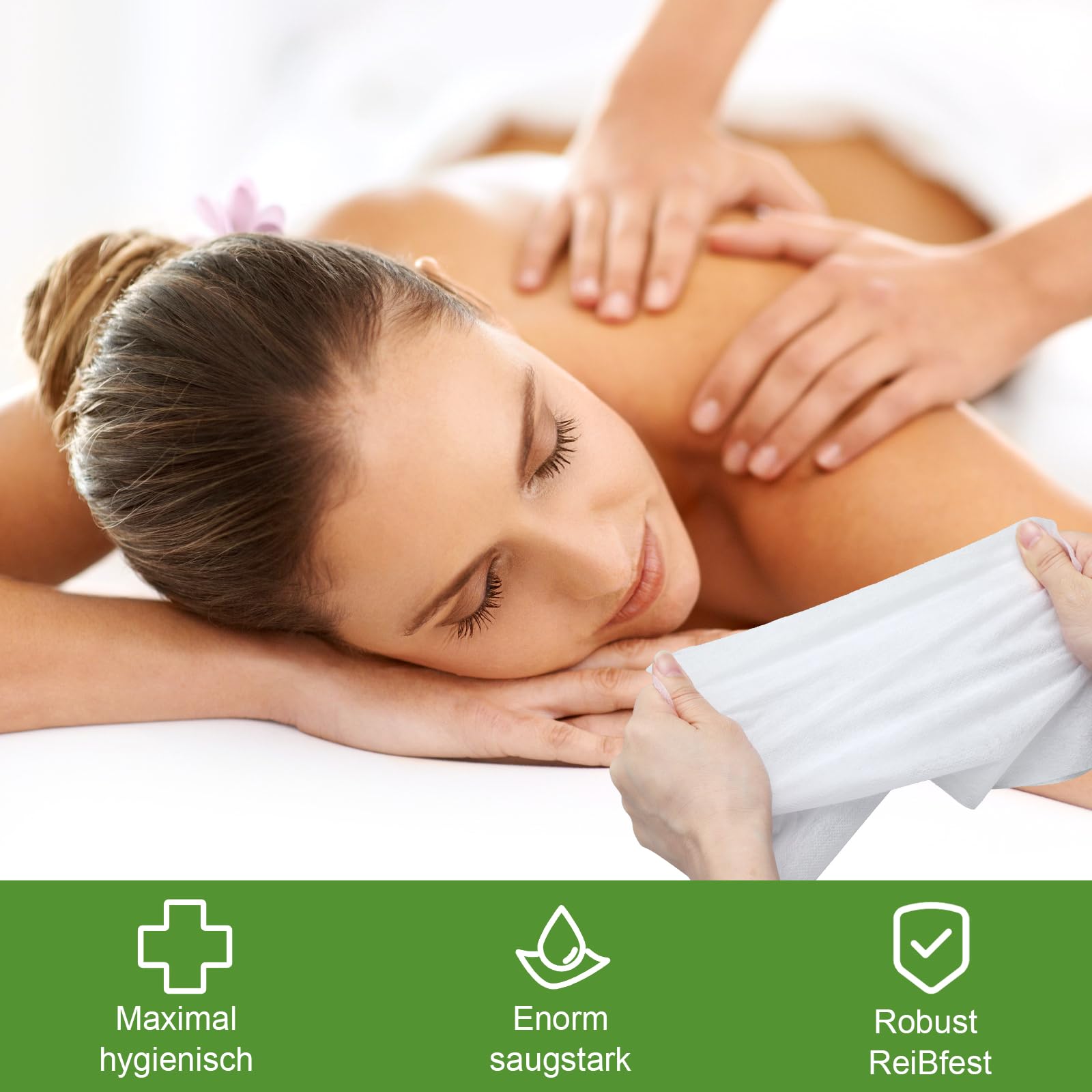 200 paños desechables nasales para camas de masaje, almohadillas desechables para reposacabezas en mesas de masaje, bancos de masaje y tumbonas de tratamiento, accesorios de masaje, almohadillas