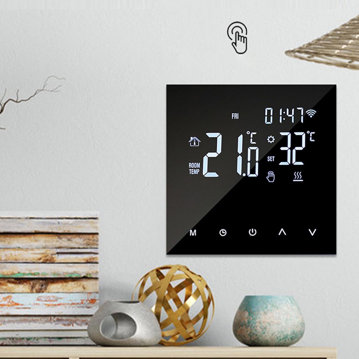 WiFiは、子どものロックと毎週のプログラミングポータブルアクセサリーを備えたサーモスタットを有効にします快適な毎日の使用 ぷらっとホーム、置くだけでリモートオフィス環境になる  「EasyBlocks Remote Office」に無線子機を追加 | ぷらっとホーム株式会社