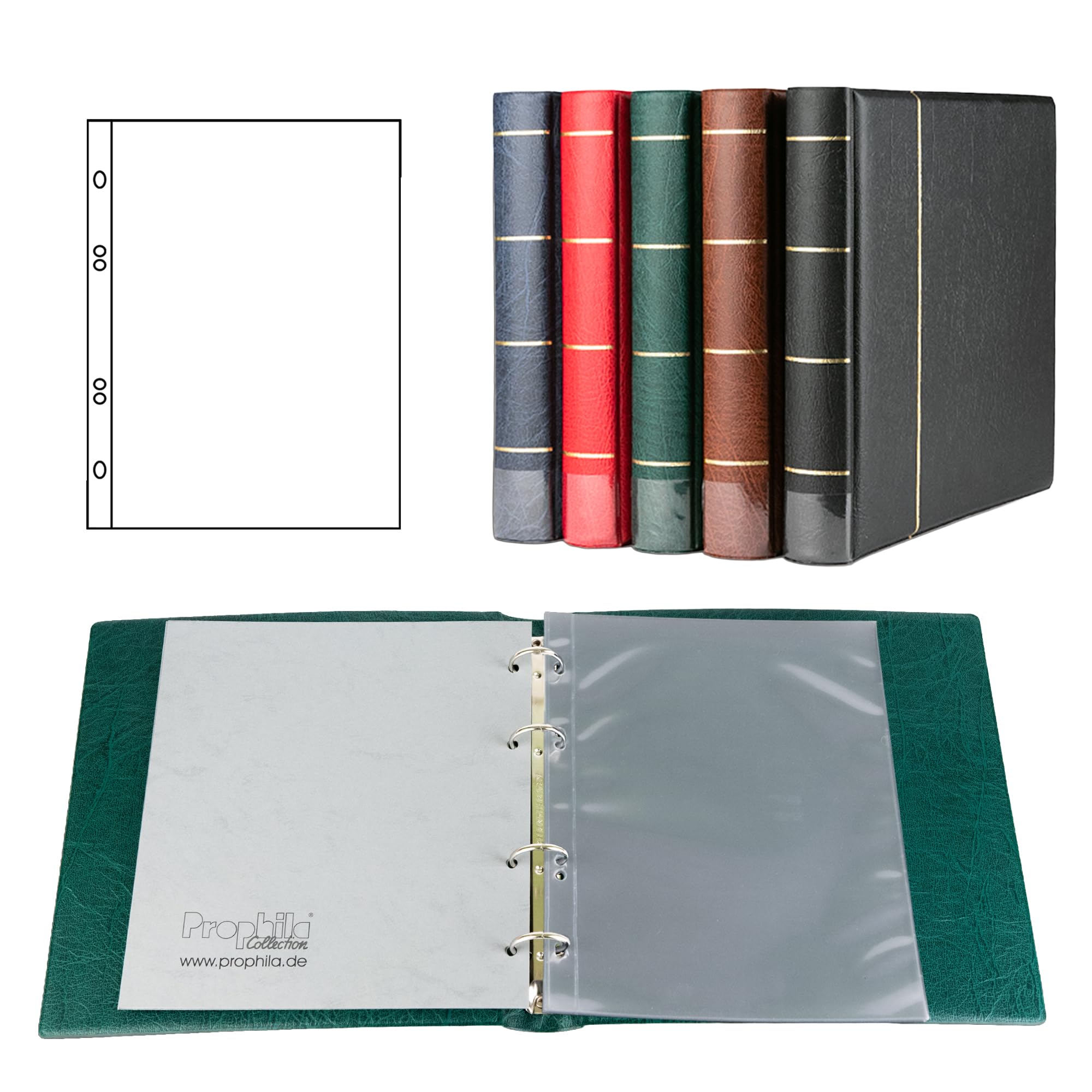 Prophila First Day Sheets album with 20 pockets for First Day Sheets