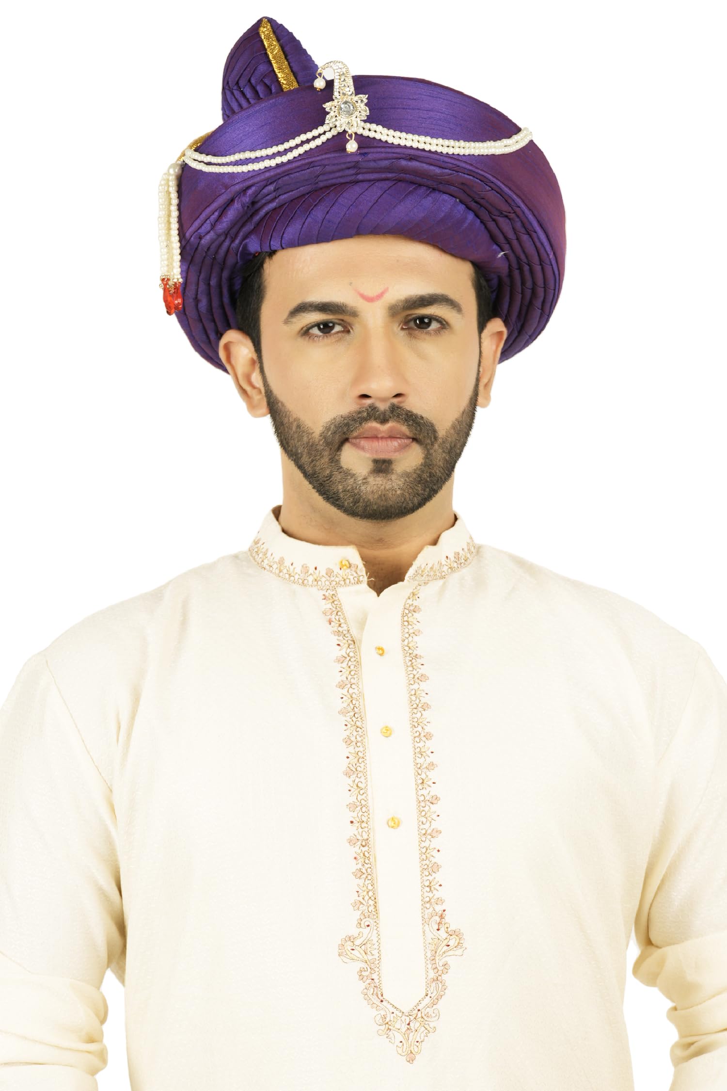PRIYAKANT SAFAWALA Traditional Handstitch Ready To Wear Purple Colour Peshwai Pagdi (Turban/Safa) For Special Maharashtra Wedding And Traditional Function Use It For Man (Free Size) (B0CT964CJ1) Amazon Price History, Amazon Price Tracker