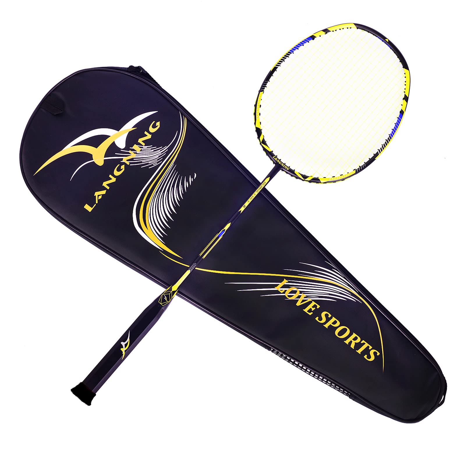 Langning The Lightest Badminton Racket Series from, Full 100 Carbon