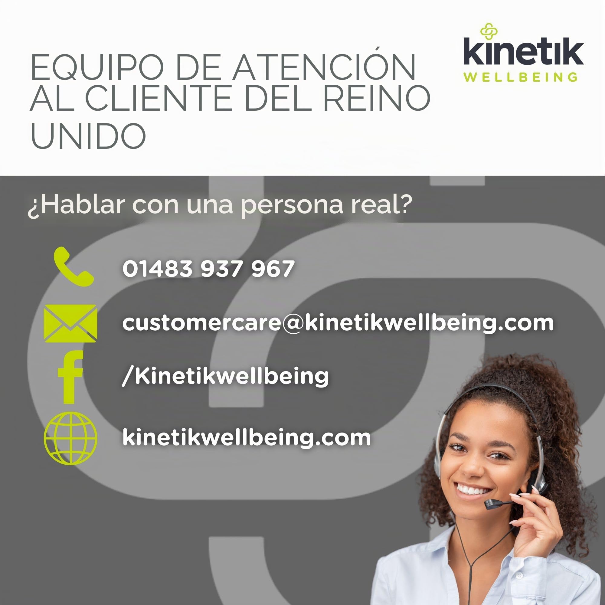 Kinetik Wellbeing - Máquina TENS de doble canal, estimulador muscular para aliviar el dolor