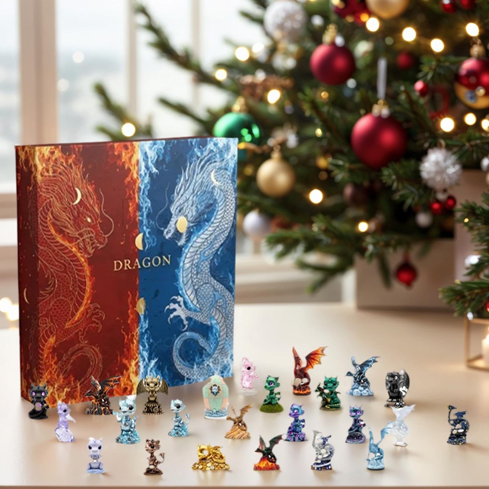 Adventskalender 2025-2025 Party Deko 2D Niedlich,Deko Countdown Kalender | Für Indoor Schreibtisch Vitrine Schlafzimmer Eingangsbereich Kinder Erwachsene