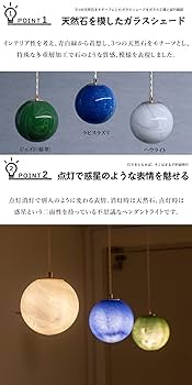 まるで自分が月から　地球 惑星を眺めているよう　幻想的　ガラスペンダントランプ まるで自分が月から 地球 惑星を眺めているよう 幻想的 ガラス