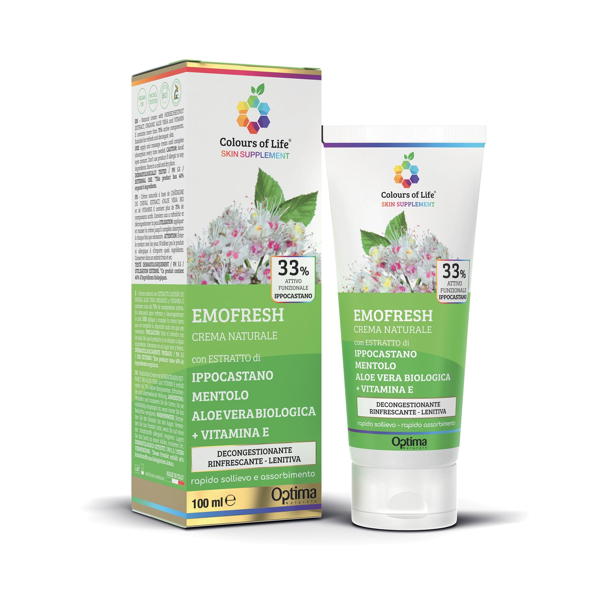Colours of Life Colours Of Life - 33% Crema Emofresh; cuidados Ees para El Cuerpo Con Efecto Revitalizante 100 g