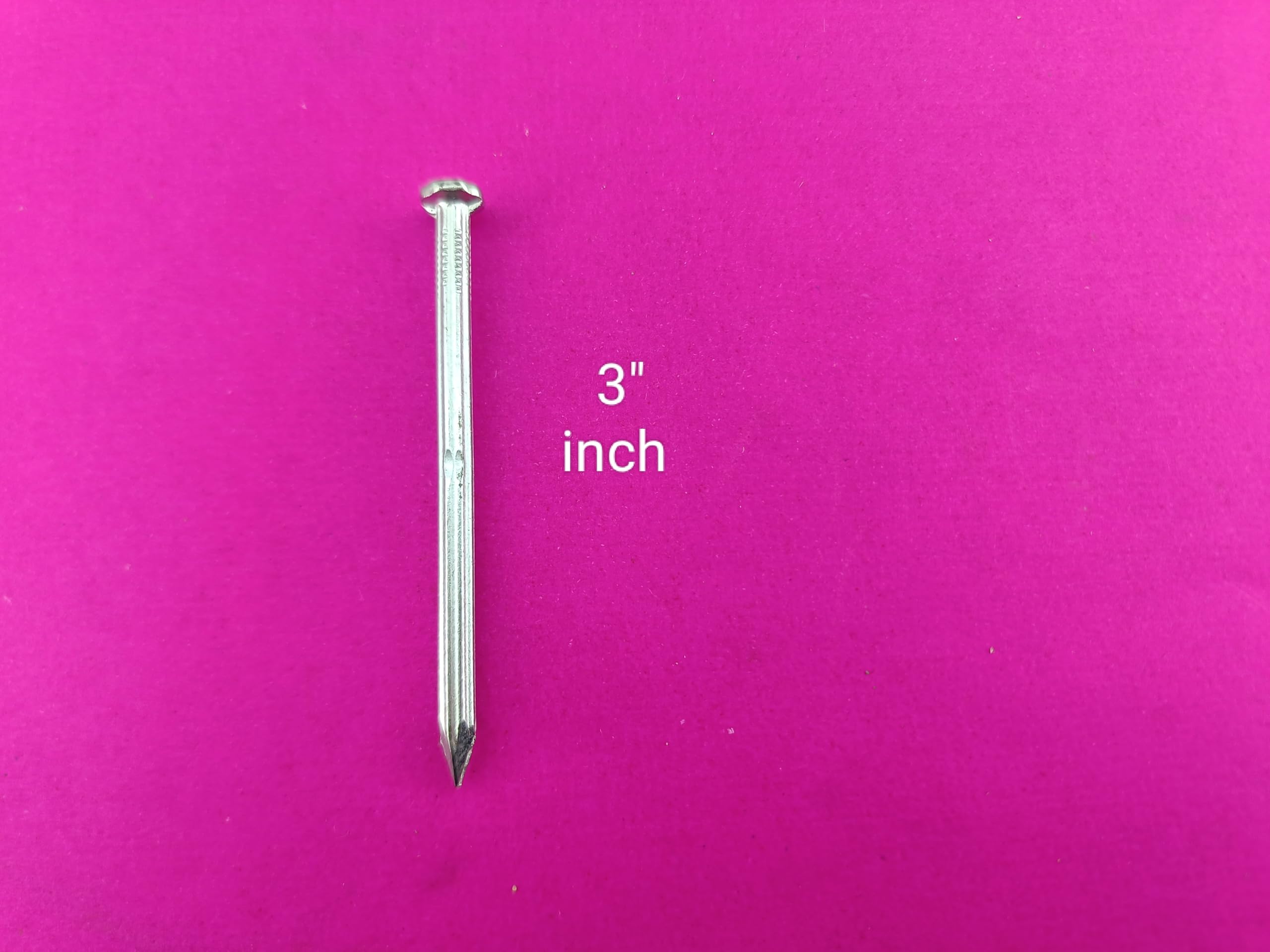 advancedestore Hard Steel Concrete Nails 3 inch (75 mm) Pack of 50 Pieces