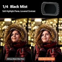 AMAZEAR Mágneses ND Szűrő Készlet DJI Osmo Pocket 3-hoz - 5 db (1/4 Black Mist/CPL/ND16/ND64/ND256) Vloggereknek, Utazáshoz 5