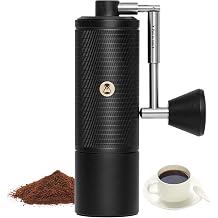 TIMEMORE C5 ESP PRO Manual Coffee Grinder, 42mm Stainless Steel S2C Burr, 50 Adjustable Settings Hand Grinder, All-Metal Portable Coffee GrinderC5 ESP PRO