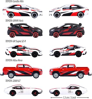 Majorette 5'li Giftpack Toyota Racing