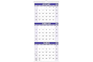 2023 Orange 3-Month Vertical Calendar