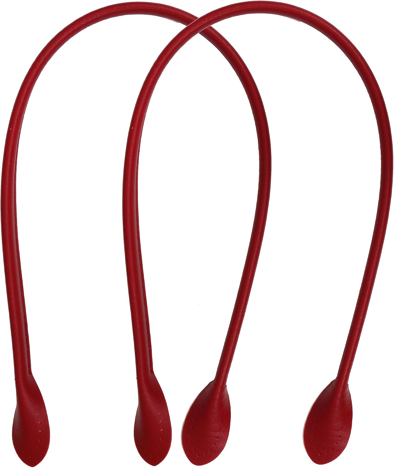 Bag Handles Leather Like 20in Red