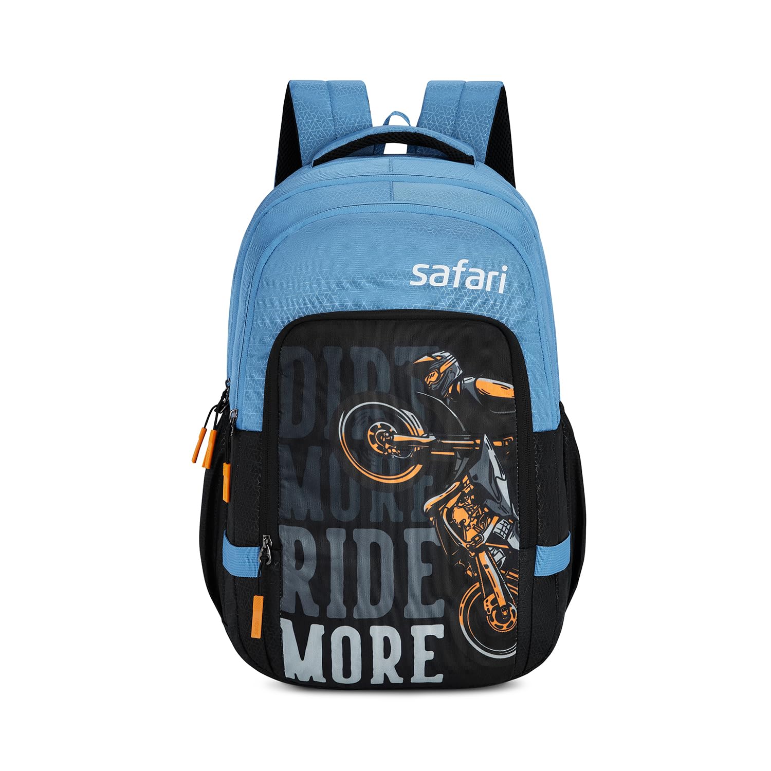 safari Triplex 5 37L School bag for Boys and Girls, Office use/travel bag for man & women, Casual 3 Compartment Printed Large Men's Backpack with Armor Base, Organizer, File holder, Rain Cover, Black-picture-30