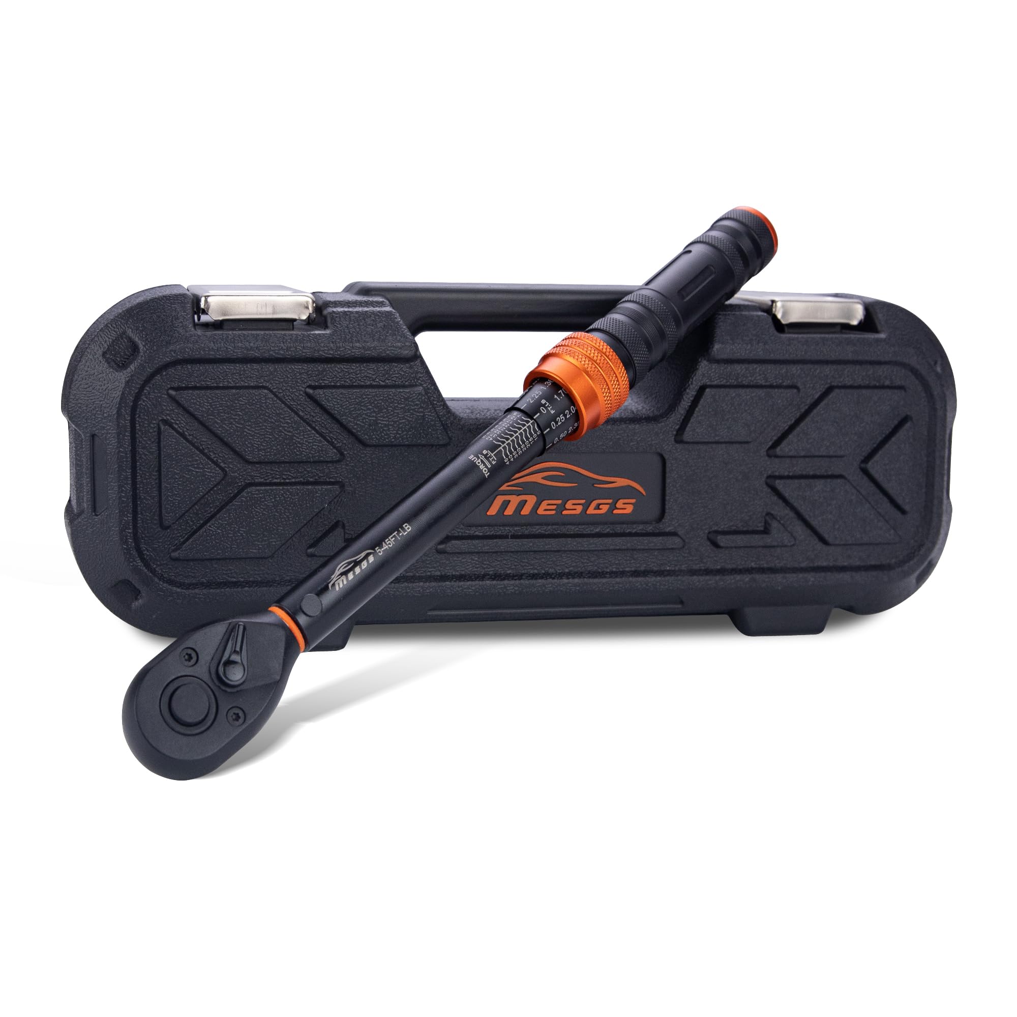 miq.*❩❤️ MESGS 3/8-Inch Drive Torque Wrench, 5–45 Ft-Lb (6.8–61 Nm
