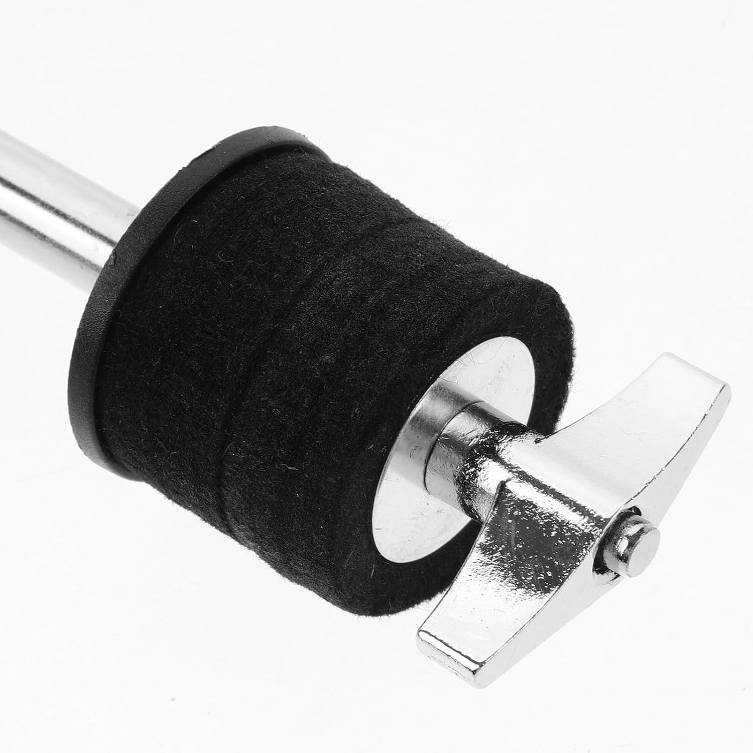 Cymbal Stacker Mount 12.5mm Metal Connector with Felt Pad Percussion Drum Cymbals Mounting Rack Support for High-Hat Drum Accessories
