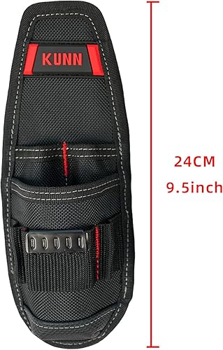 Miniatura 4 de KUNN Soporte de herramientas de construcción Pequeña bolsa de herramientas de electricista para cinturón de herramientas