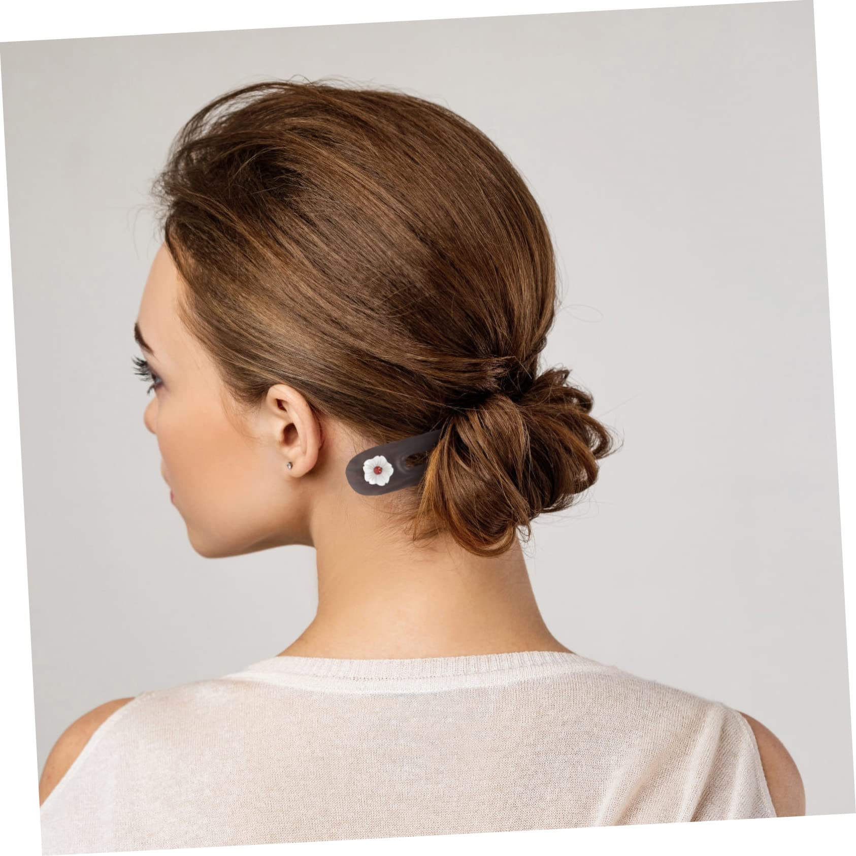 MAGICLULU 4 Piezas horquilla en forma u pelo antiguo palillos pelo pasador pelo japonés pasadores pelo palo pelo madera palitos para el cabello las flores sombrerería Japón