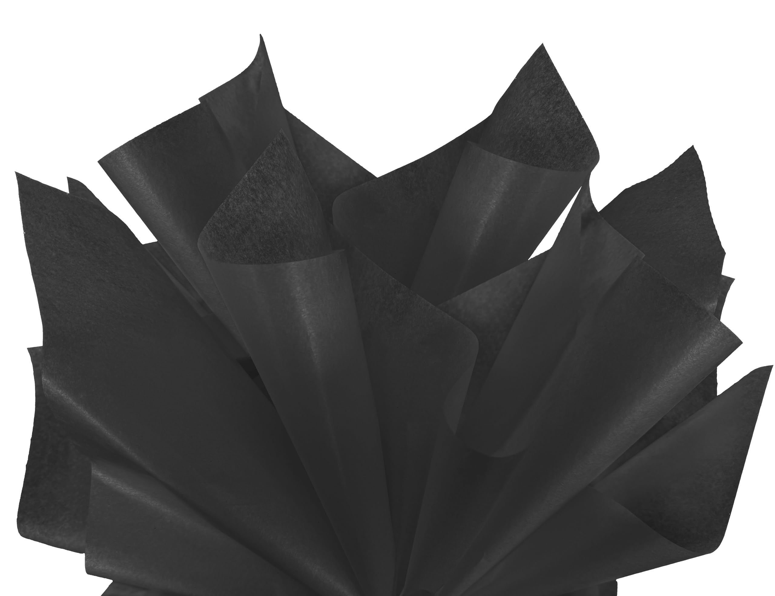 Flexicore Packaging® | Gift Wrap Tissue Paper | Size: 15"x20" | 100 Sheet | Acid Free Bulk Tissue Paper | (Black)