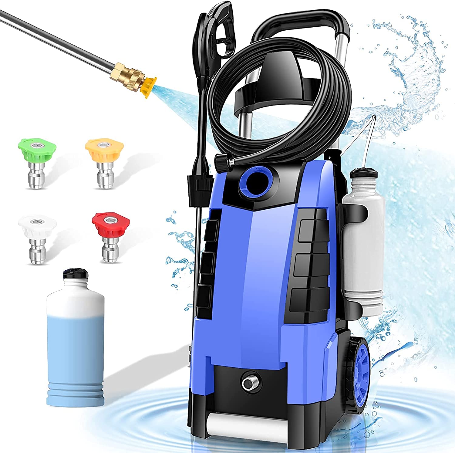 Buy TEANDE Pressure Washer TE3000 Electric Power Washer, 1800W 1.9GPM