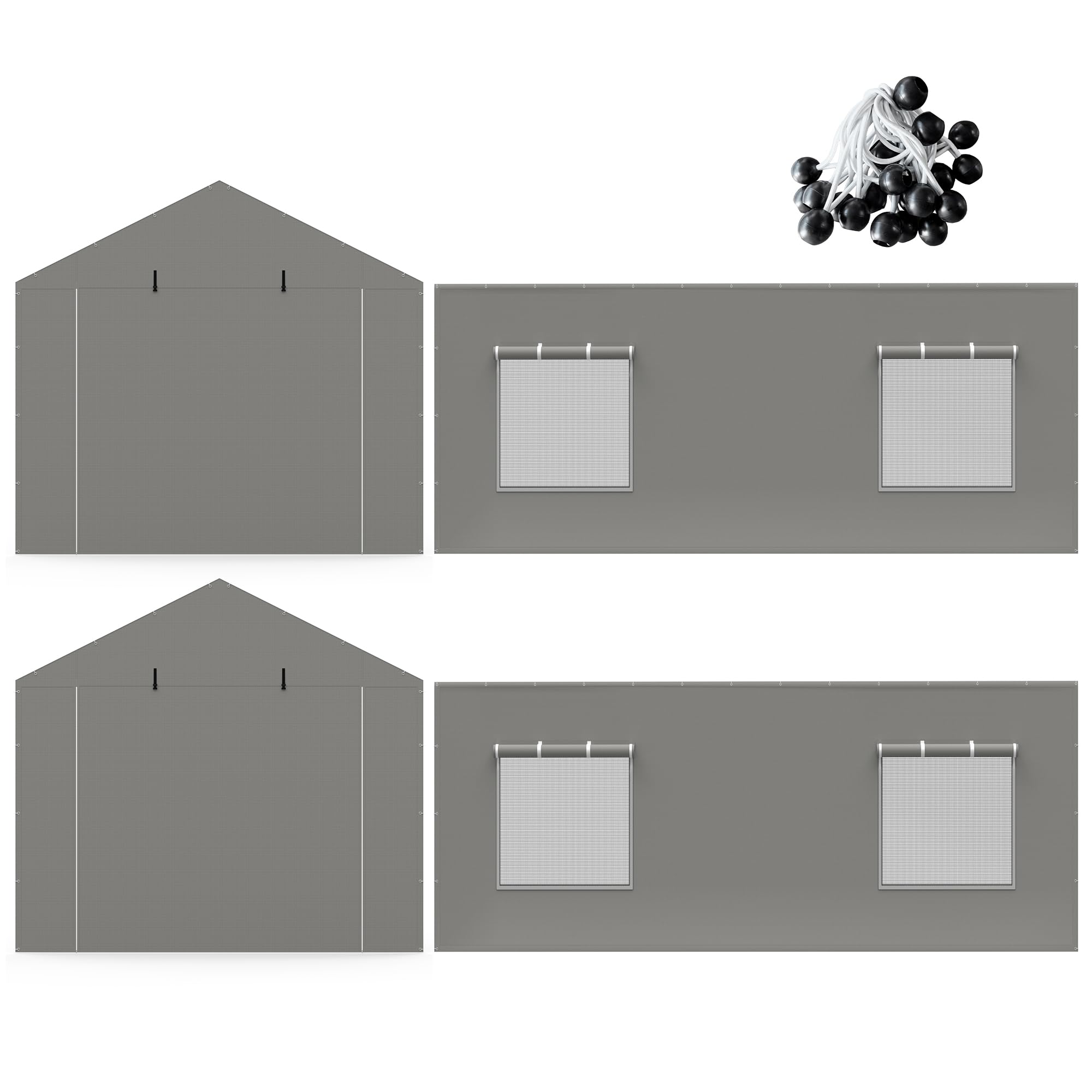 Carport Canopy Cover - 12x20 FT Weatherproof -10 Carport Canopy Cover - 12x20 FT Weatherproof -10