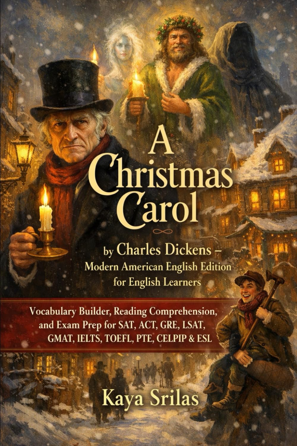A Christmas Carol: by Charles Dickens — Modern American English Edition — Vocabulary Builder, Reading Comprehension, and Exam Prep for SAT, ACT, GRE, ... English Classics for English Learners)