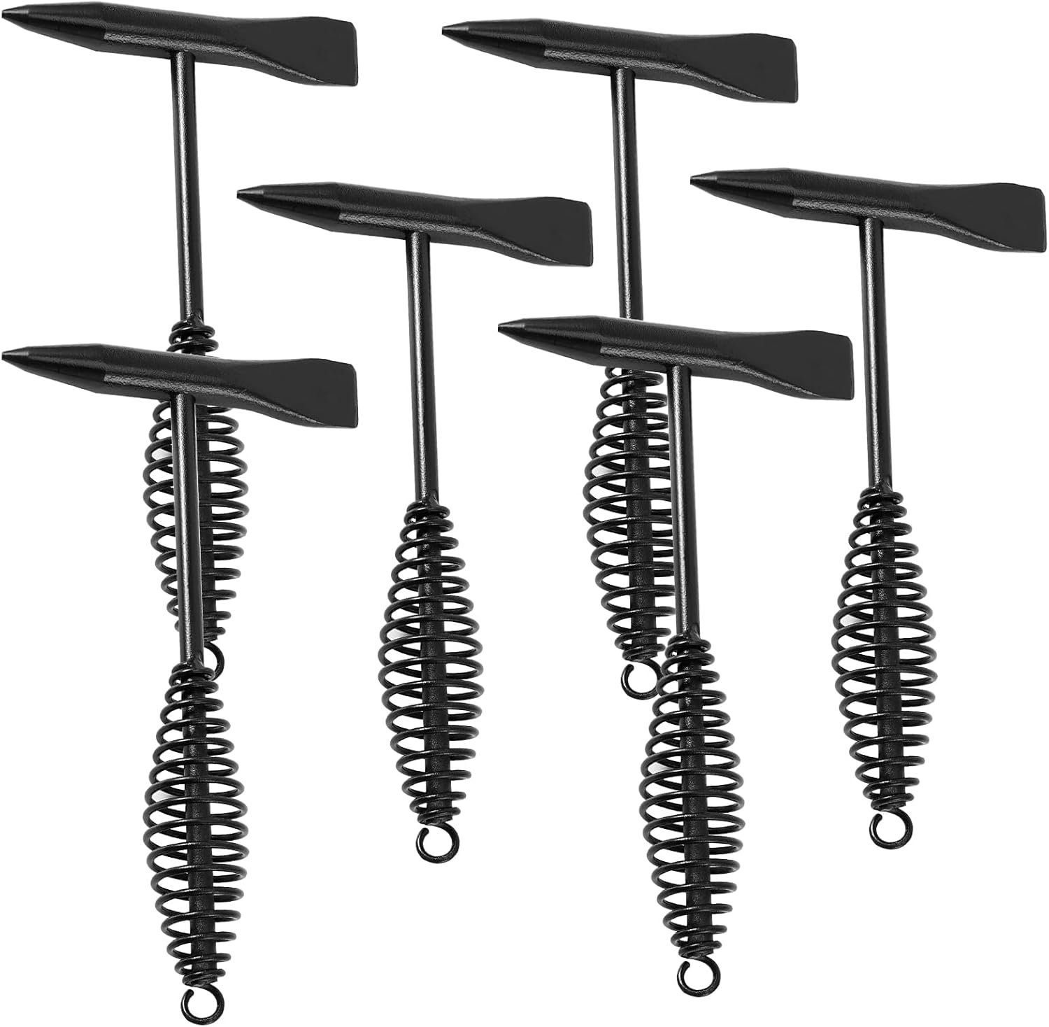 ZOENHOU 6 PCS 10.5" Welding Chipping Hammer, 1.1Lbs 500g Welding Hammer with Coil Spring Handle, Welding Slag Hammer