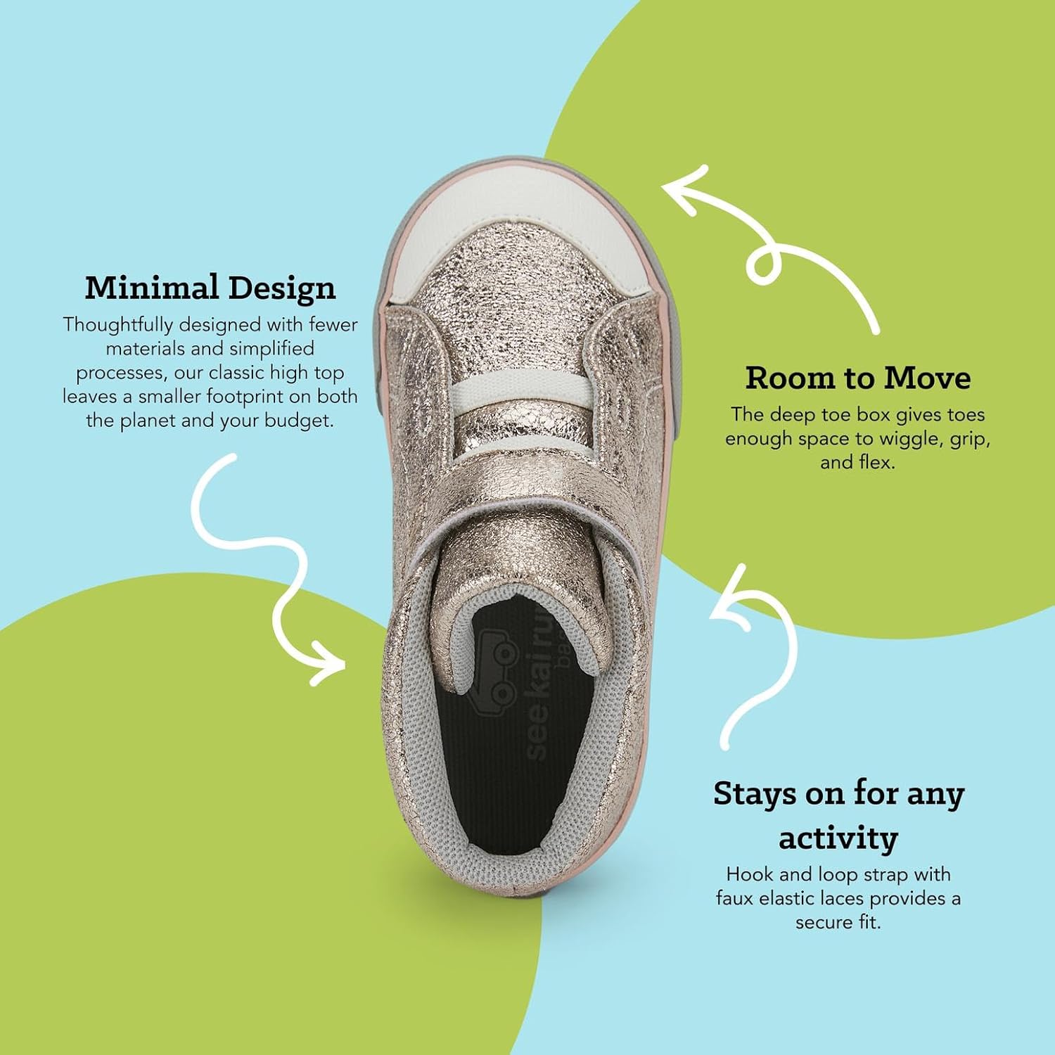 See Kai Run Basics - Drew - High Top Sneaker for Kids