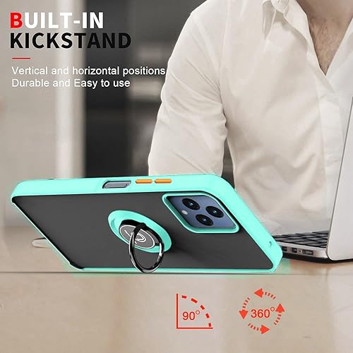 Miniatura 6 de Funda para teléfono T-Mobile Revvl 6 5G con protector de pantalla de vidrio templado 2 unidades, funda T-Mobile Revvl 6 5G con protección completa