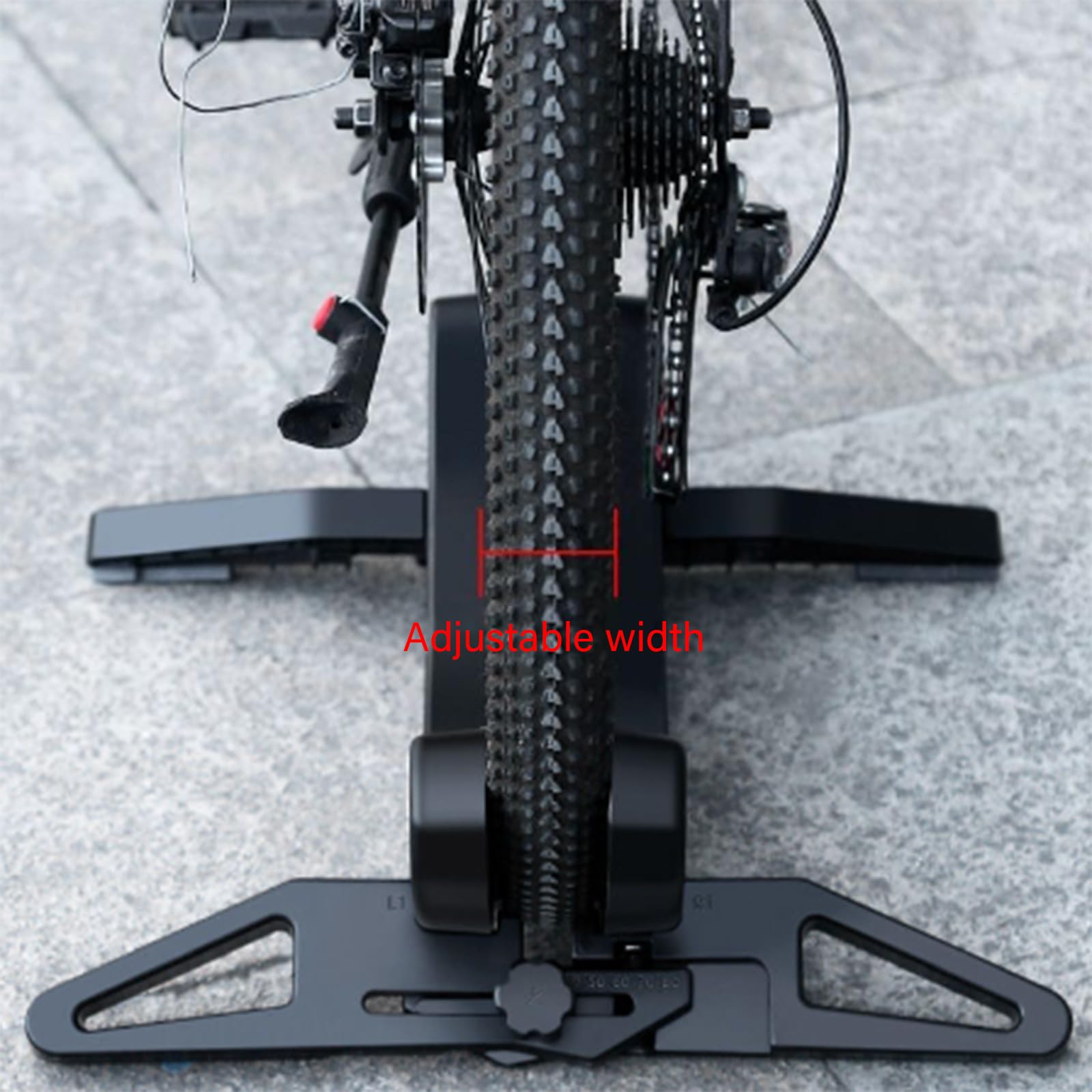 Soporte de reparación de bicicletas de altura ajustable, estante de almacenamiento resistente para bicicletas de montaña, garaje en casa y mantenimiento al aire libre, soporte antideslizante